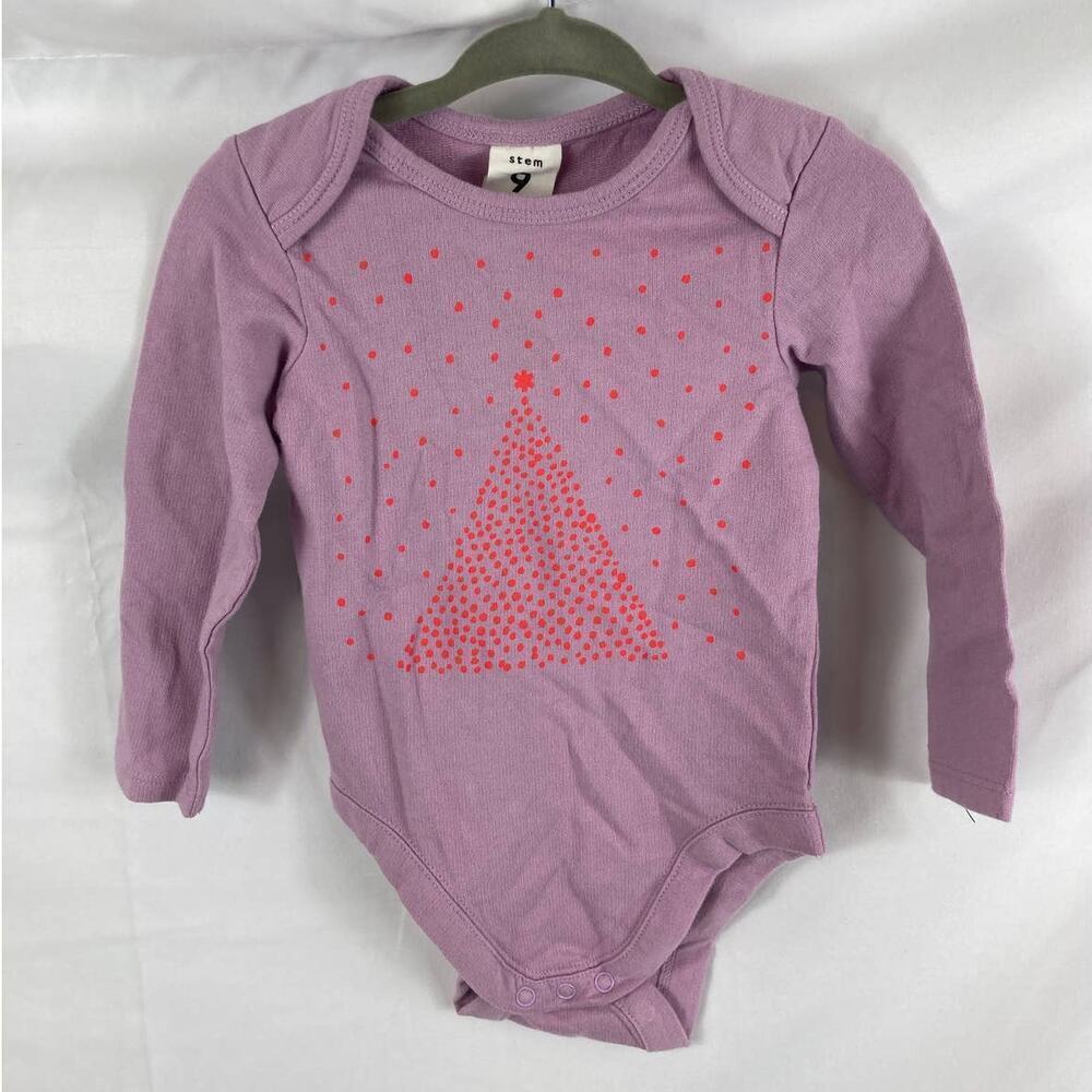 4/$25 NWOT Stem christmas tree long sleeve one piece